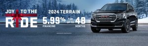2024 GMC Terrain Special Financing Offers Incentives British Columbia Sunshine Coast GM BC