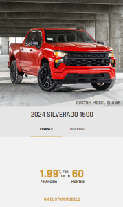 2023 Chevy Chevrolet Chev Siverado 1500 Trucks Finance Specials Offers Incentives Sunshine Coast GM British Columbia BC