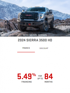2024 GMC Sierra 3500HD Special FINANCE Offers Incentives British Columbia Sunshine Coast GM British Columbia BC